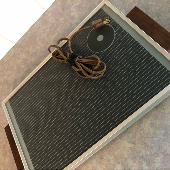 70's Cornwall Glass Warming Trivet - Serveware - Electric Hotplate - Hot Plate - Picture 13 of 13